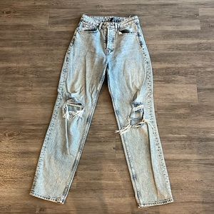 High rise H&M jeans straight leg size 4